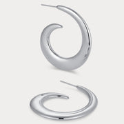 Aanya Silver Hoop Earring JOOEL